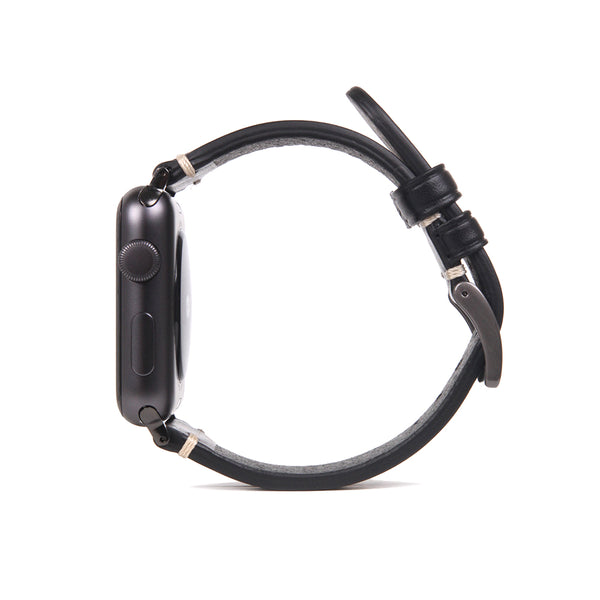 D7 Italian Buttero Leather Strap for Apple Watch SE / Series 8-1 42/44/45mm (Black) l SLG DESIGN D7 Italian Buttero Leather Strap for Apple Watch SE / Series 8-1 42/44/45mm (Black) l SLG DESIGN