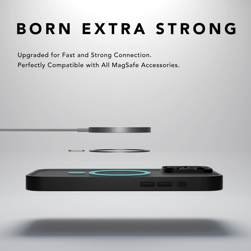 SLG [MagSafe] Omiron Case for iPhone 16 Pro Max (Black Tium)