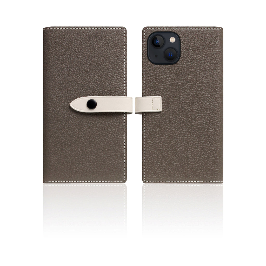 D8 [MagSafe Detachable] Edition Full Grain Leather Diary Case for iPhone 15 Plus (Etoffe Cream)
