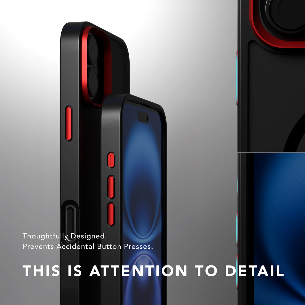 SLG [MagSafe] Veyron Case for iPhone 16 (Red Tium)