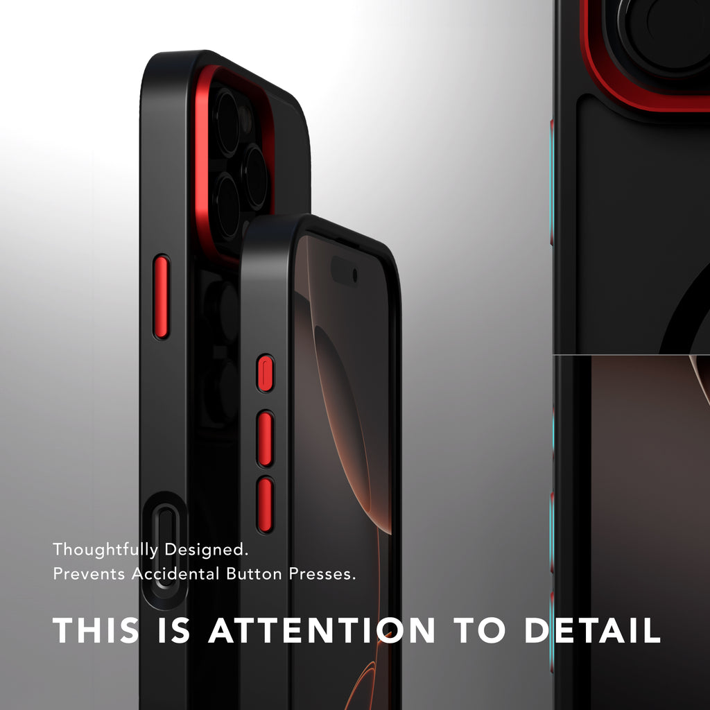 SLG [MagSafe] Veyron Case for iPhone 16 Pro Max (Red Tium)