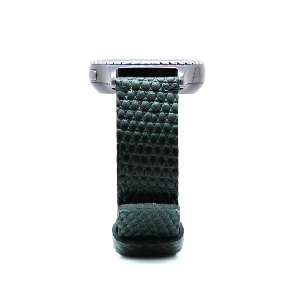 D3 Italian Lizard Leather Strap for Gear S2 Green