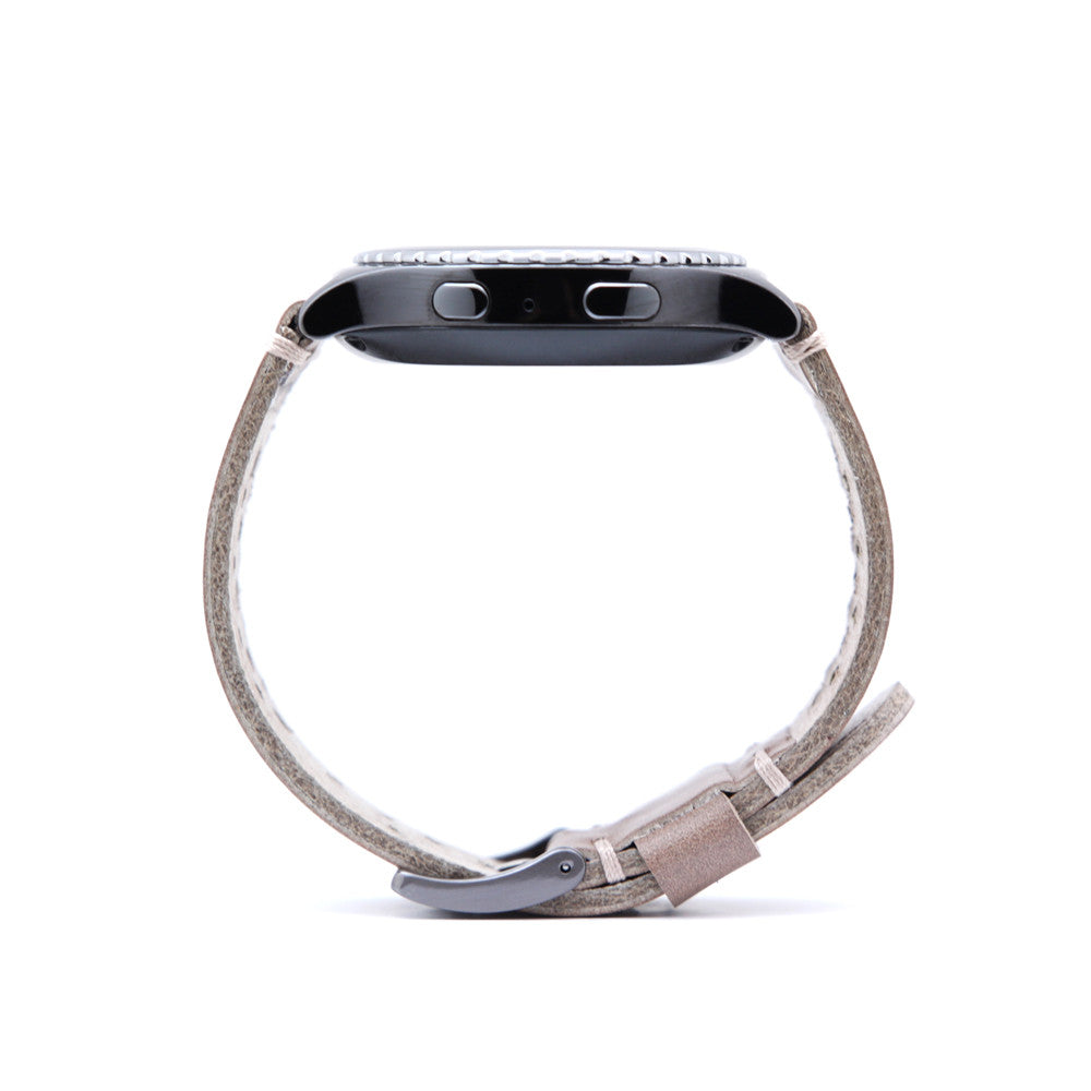 D7 Italian Buttero Leather Strap for Gear S2 Beige