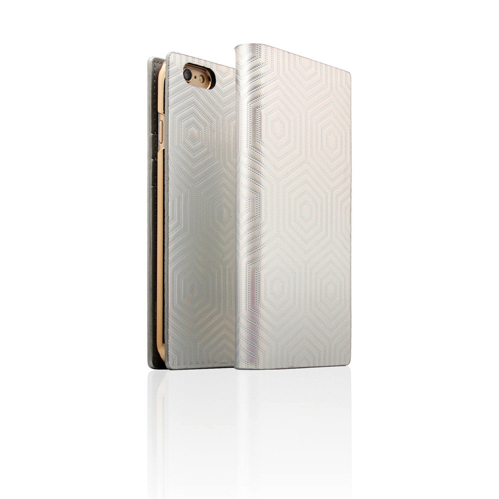 D4 Metal Hologram for iPhone 6 / 6s Plus Silver