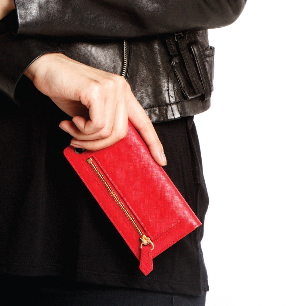 D5 CSL Zipper Case for iPhone 6/6s Red