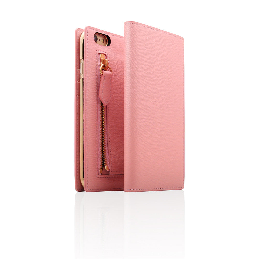 D5 CSL Zipper Case for iPhone 6/6s Plus Baby Pink