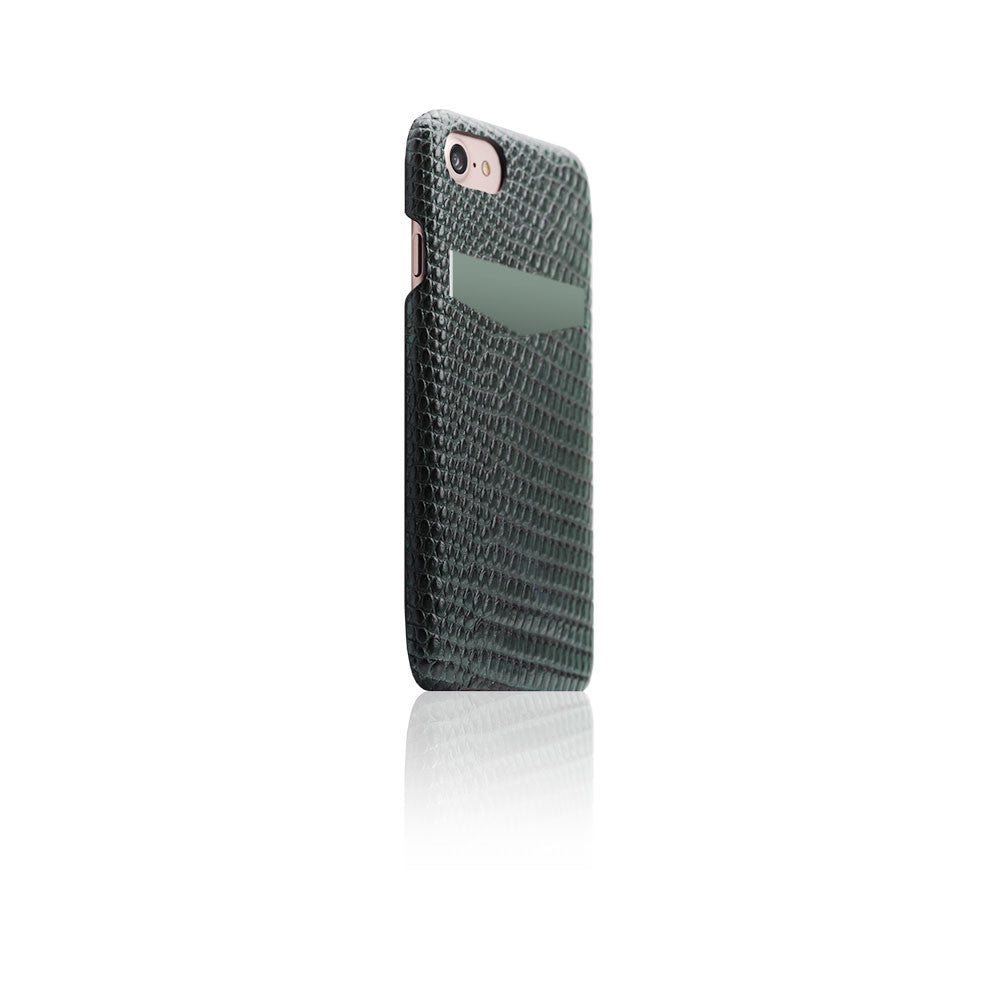 D3 Italian Lizard Leather Back Case for iPhone 8 / 7 / SE 2020 (Green)