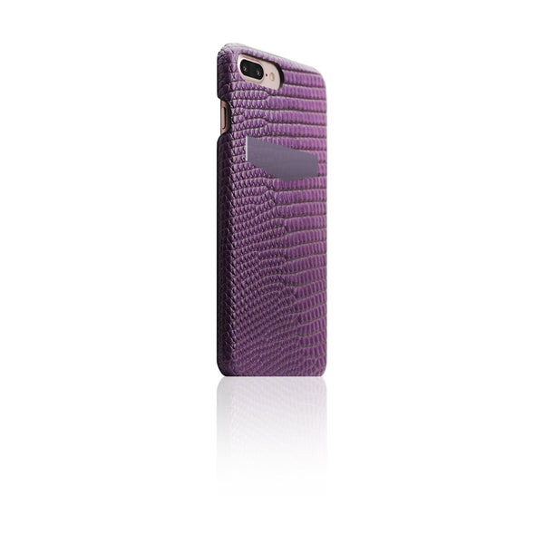 D3 Italian Lizard Leather Back Case for iPhone 8 Plus / 7 Plus (Purple)
