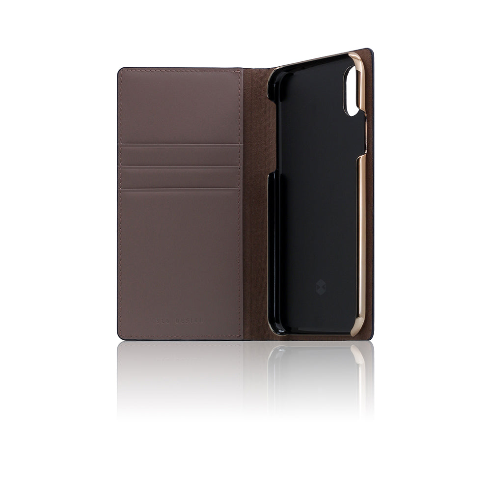 D3 Italian Lizard Leather Case for iPhone X / XS Purple