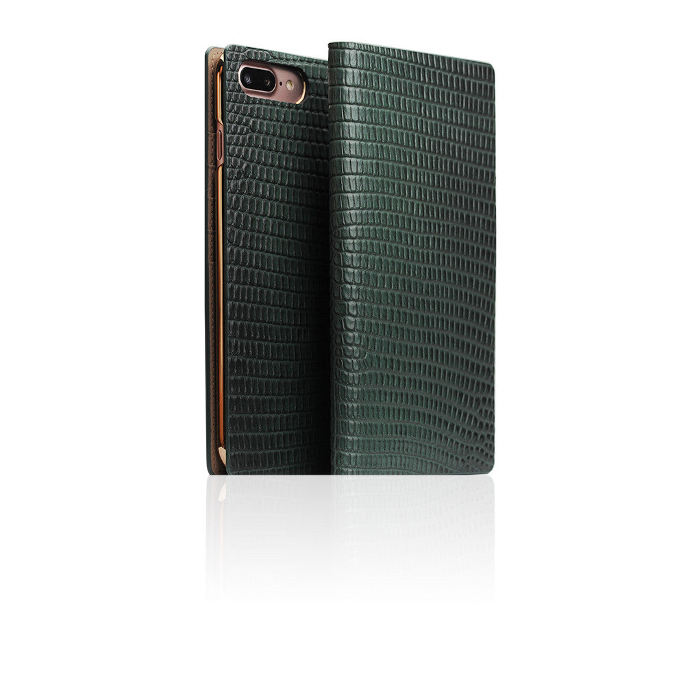 D3 Italian Lizard Leather Case for iPhone 8 Plus / 7 Plus (Green)