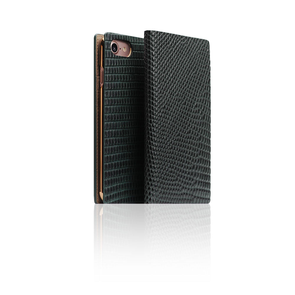 D3 Italian Lizard Leather Case for iPhone 8 / 7 / SE 2020 (Green)
