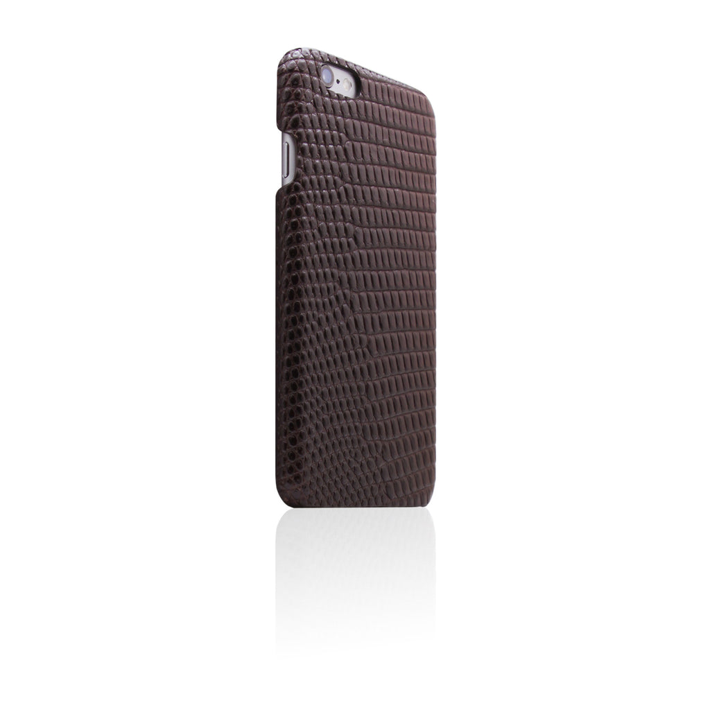 D3 Italian Lizard Leather Back Case for iPhone 6 / 6s Brown