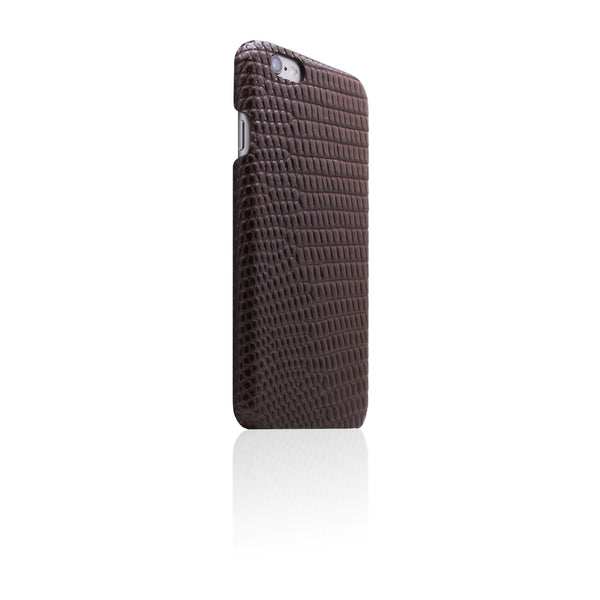 D3 Italian Lizard Leather Back Case for iPhone 6 / 6s Brown