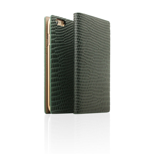 D3 Italian Lizard Leather Case for iPhone 6 / 6s Plus Green