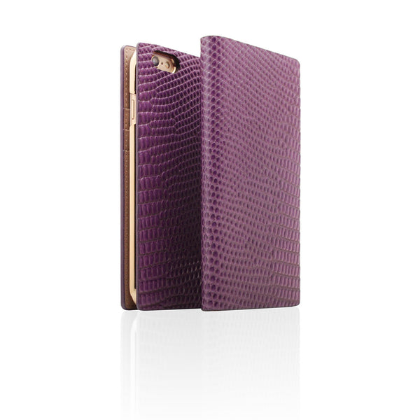 D3 Italian Lizard Leather Case for iPhone 6 / 6s Plus Purple