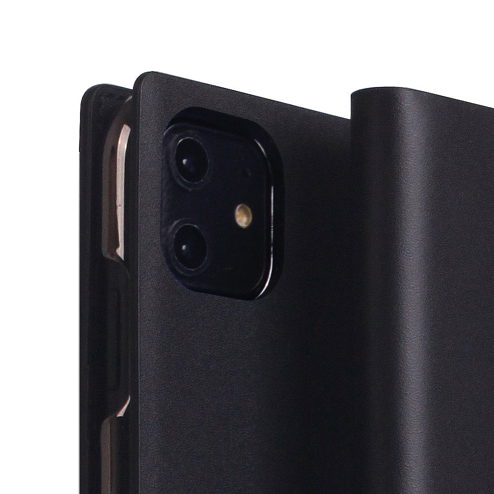 D5 Calf Skin Leather Case for iPhone 11 Black