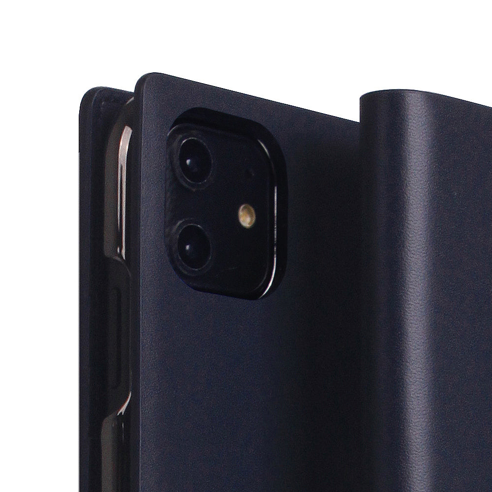 D5 Calf Skin Leather Case for iPhone 11 Navy