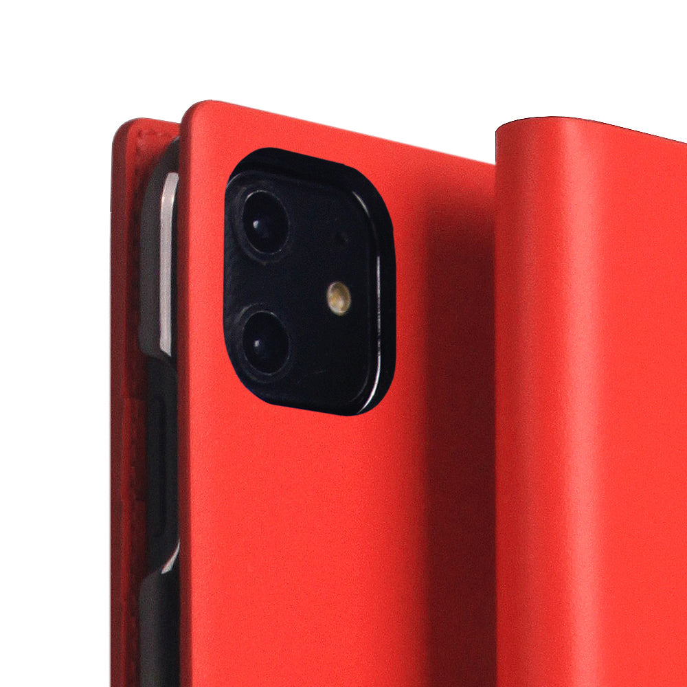 D5 Calf Skin Leather Case for iPhone 11 Red