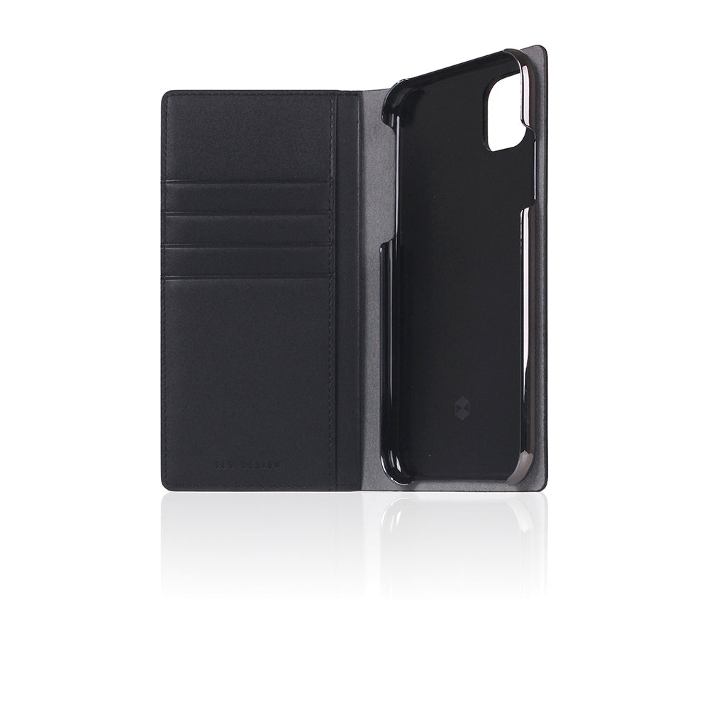 D5 Calf Skin Leather Case for iPhone 11 Black