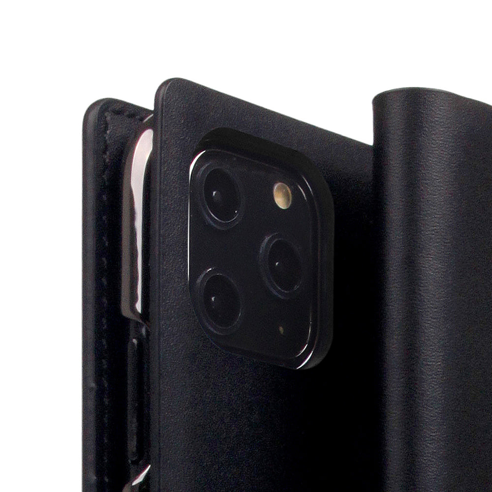 D5 Calf Skin Leather Case for iPhone 11 Pro Black