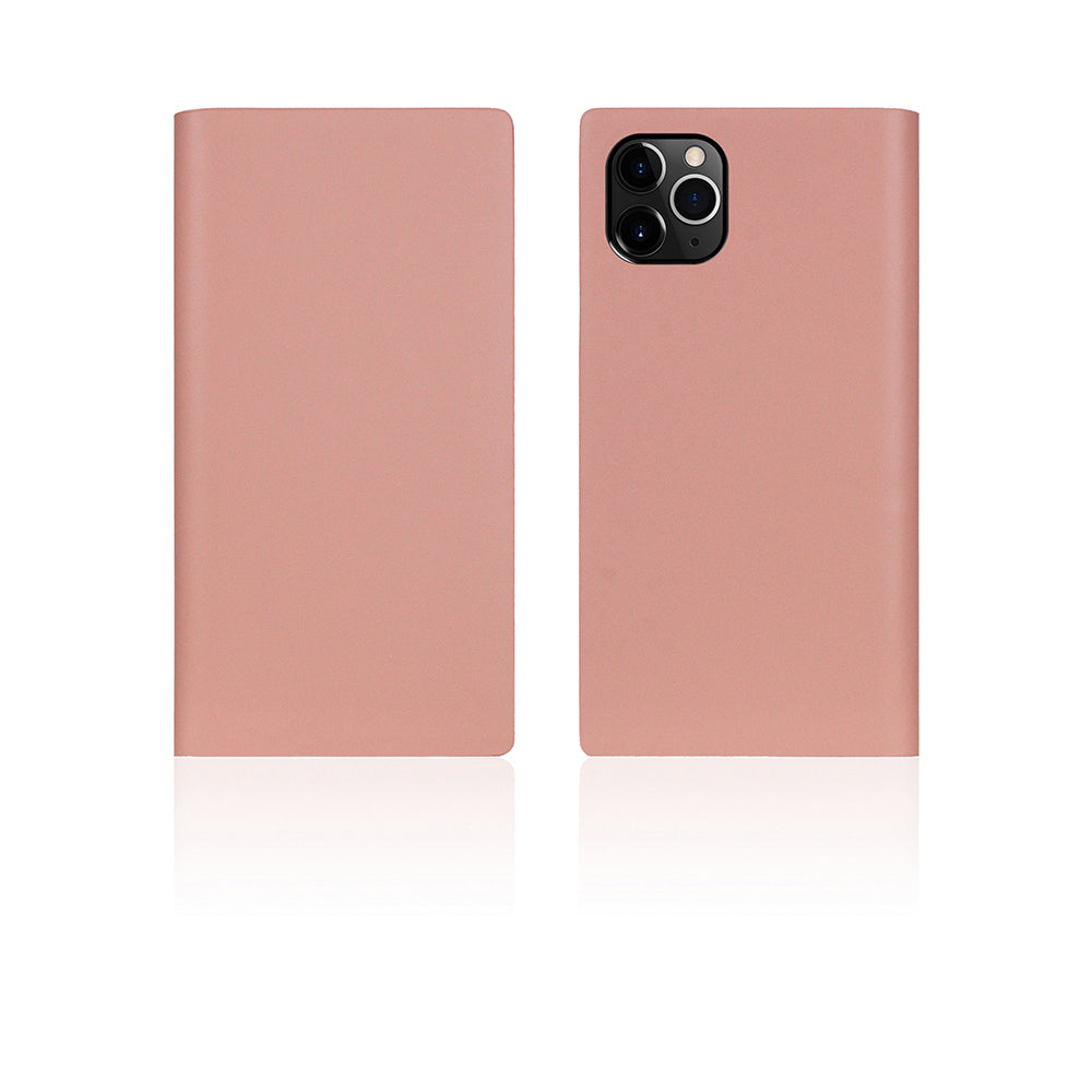 D5 Calf Skin Leather Case for iPhone 11 Pro Baby Pink