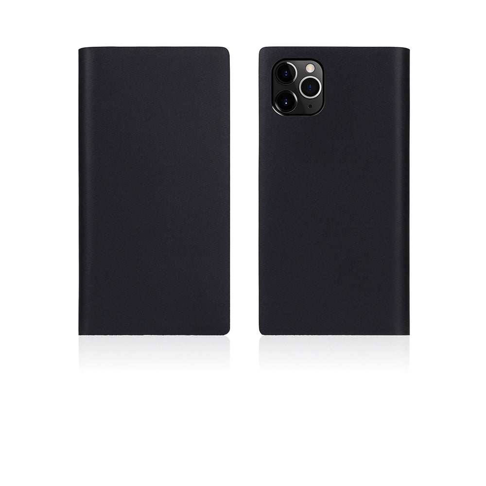 D5 Calf Skin Leather Case for iPhone 11 Pro Black