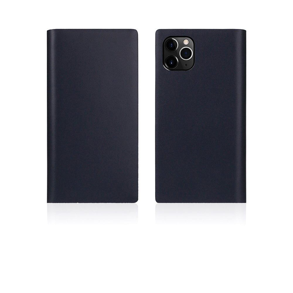 D5 Calf Skin Leather Case for iPhone 11 Pro Navy
