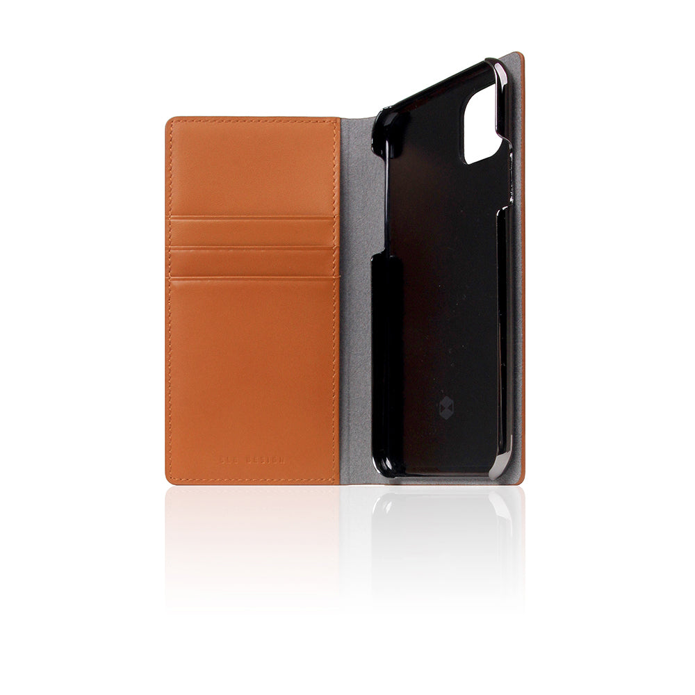 D5 Calf Skin Leather Case for iPhone 11 Pro Camel