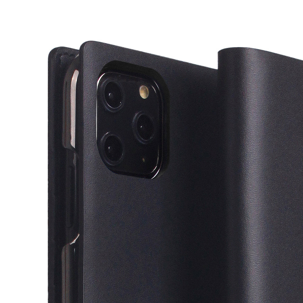 D5 Calf Skin Leather Case for iPhone 11 Pro Max Black