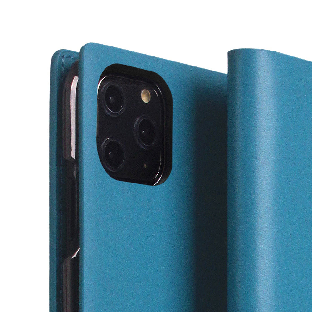 D5 Calf Skin Leather Case for iPhone 11 Pro Max Blue