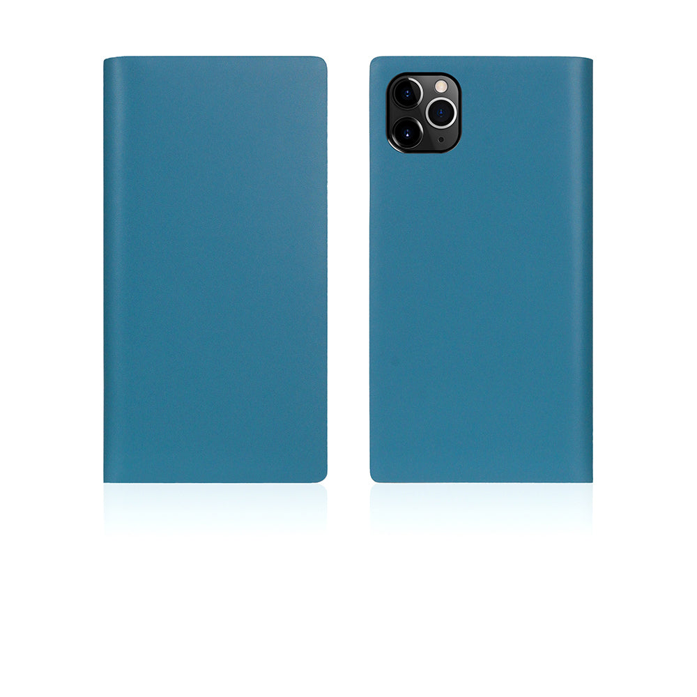D5 Calf Skin Leather Case for iPhone 11 Pro Max Blue