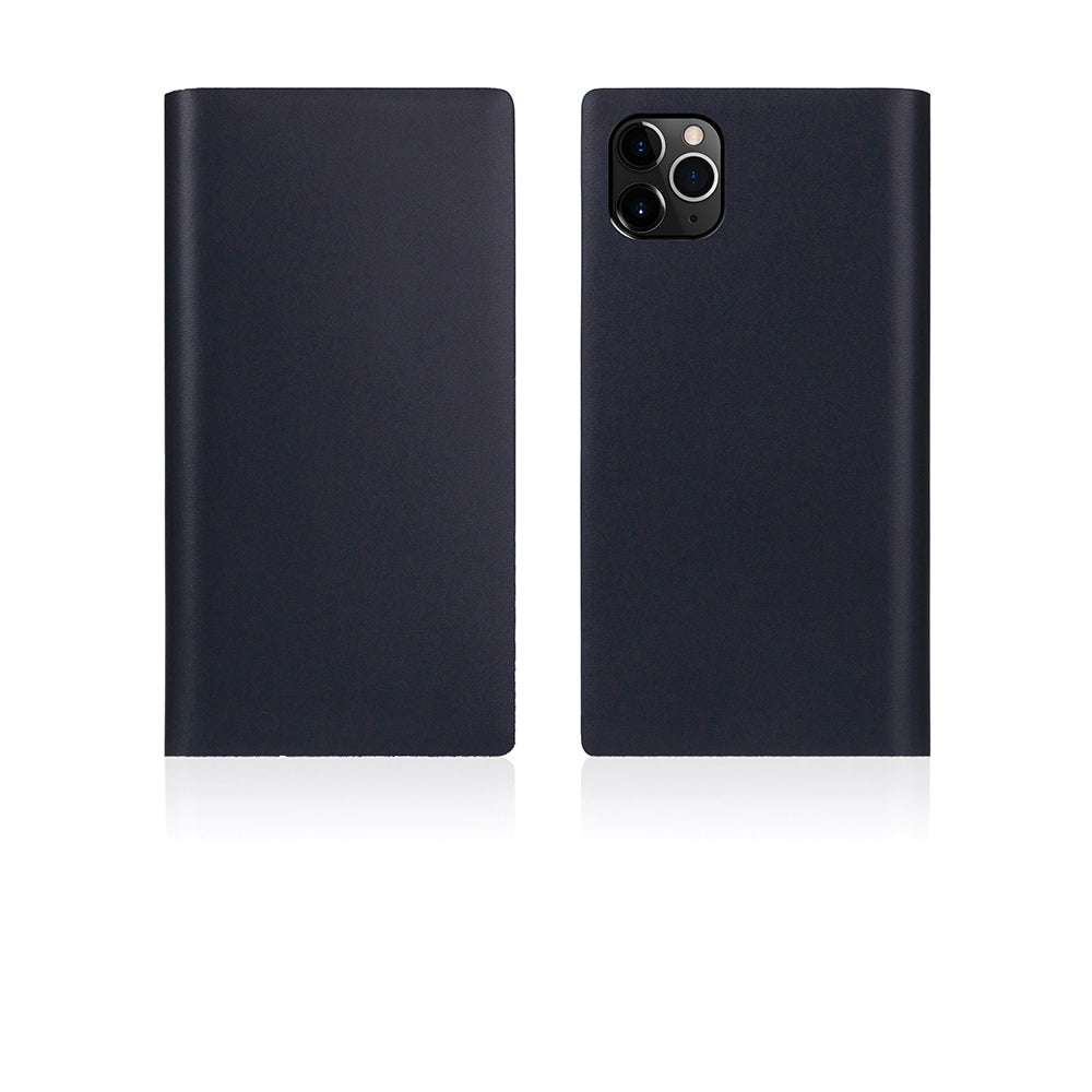 D5 Calf Skin Leather Case for iPhone 11 Pro Max Navy