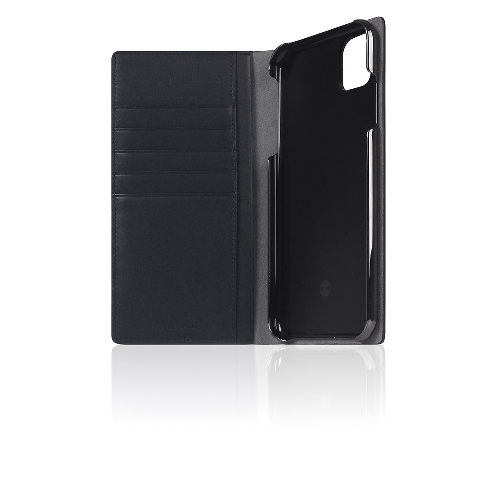 D5 Calf Skin Leather Case for iPhone 11 Pro Max Black