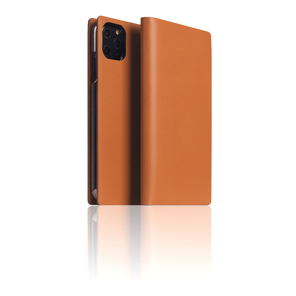 D5 Calf Skin Leather Case for iPhone 11 Pro Max Camel