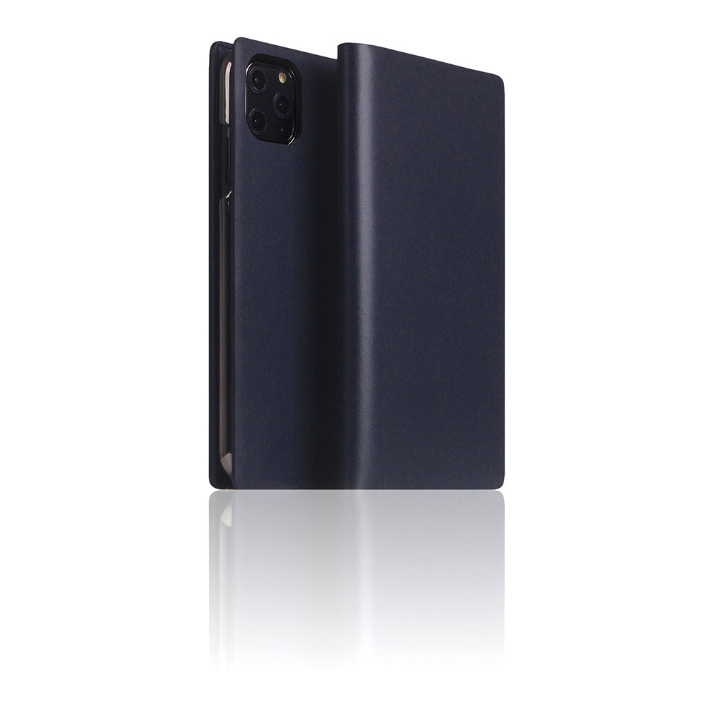 D5 Calf Skin Leather Case for iPhone 11 Pro Max Navy