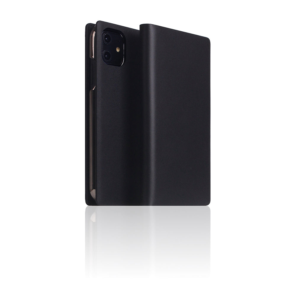 D5 Calf Skin Leather Case for iPhone 11 Black