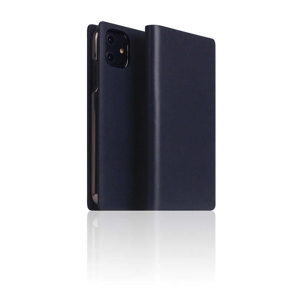 D5 Calf Skin Leather Case for iPhone 11 Navy