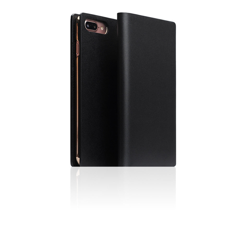 D5 Calf Skin Leather Case for iPhone 8 Plus / 7 Plus Black
