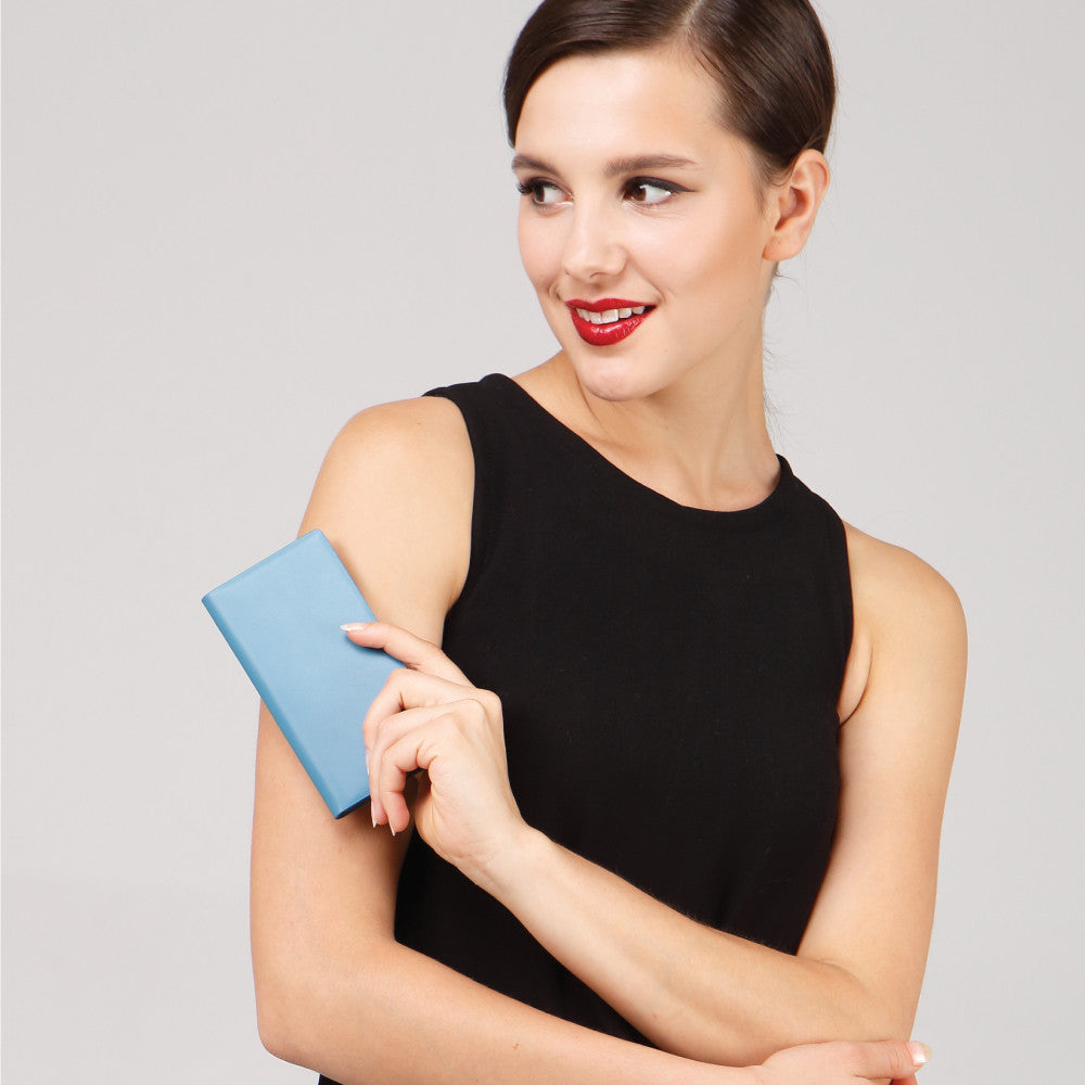 D5 Calf Skin Leather Case for iPhone 8 Plus / 7 Plus Navy