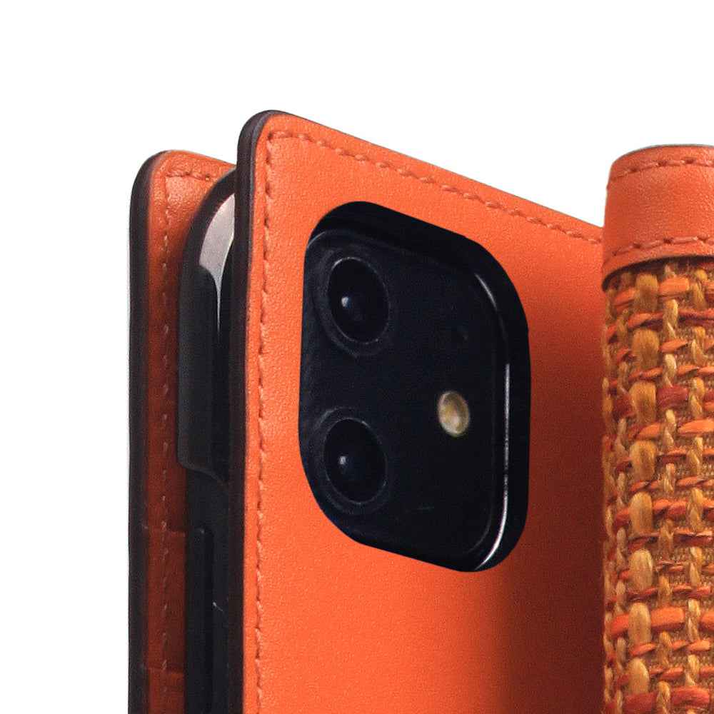 D5 Edition Calf Skin Leather Case for iPhone 11 (Orange)