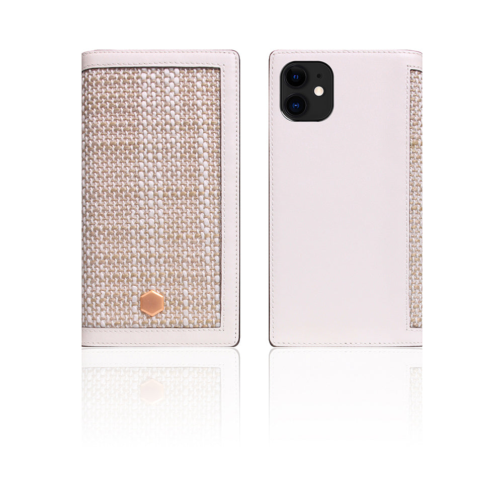 D5 Edition Calf Skin Leather Case for iPhone 11 (White)