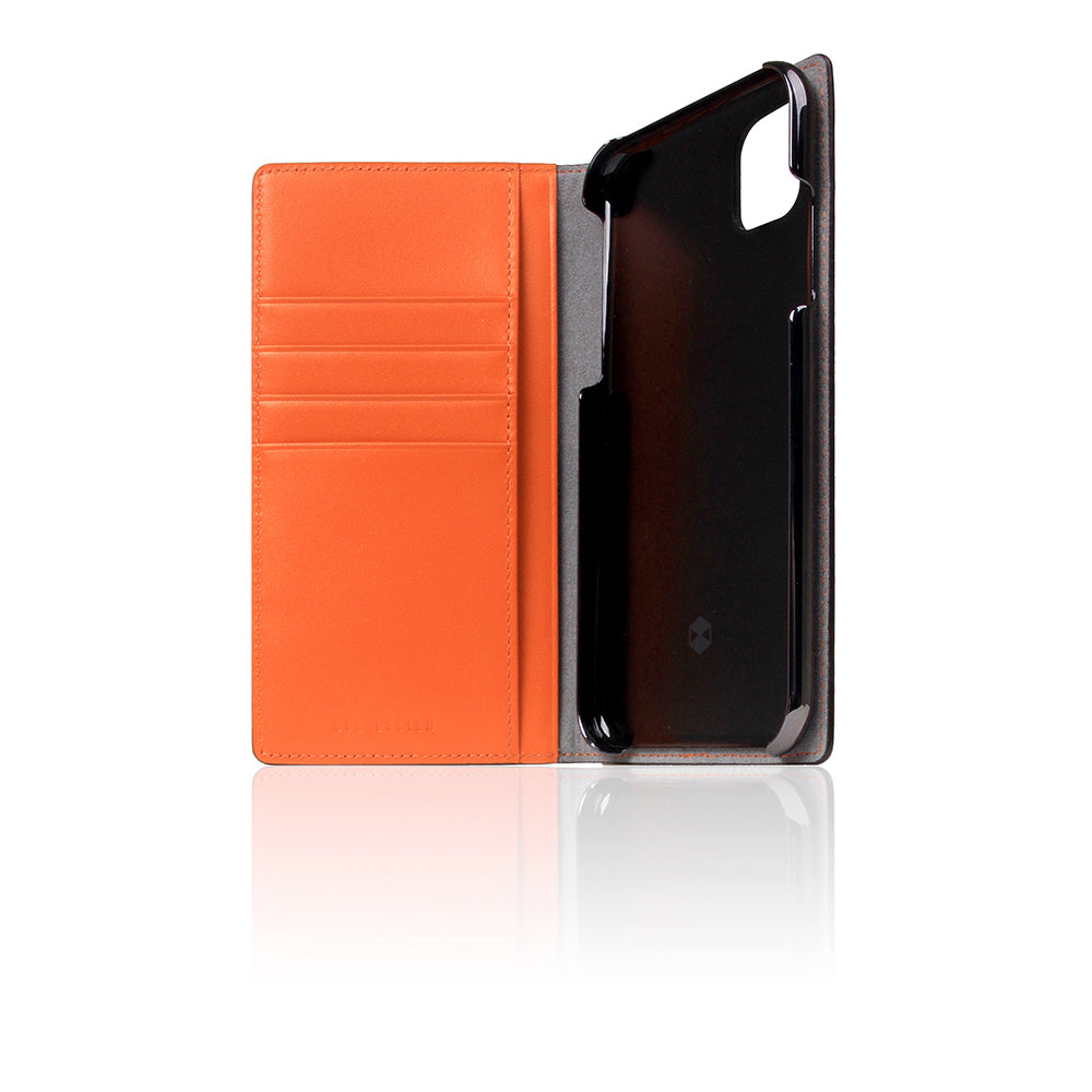 D5 Edition Calf Skin Leather Case for iPhone 11 (Orange)
