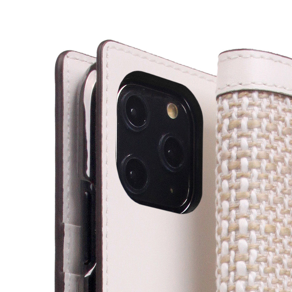 D5 Edition Calf Skin Leather Case for iPhone 11 Pro (White)