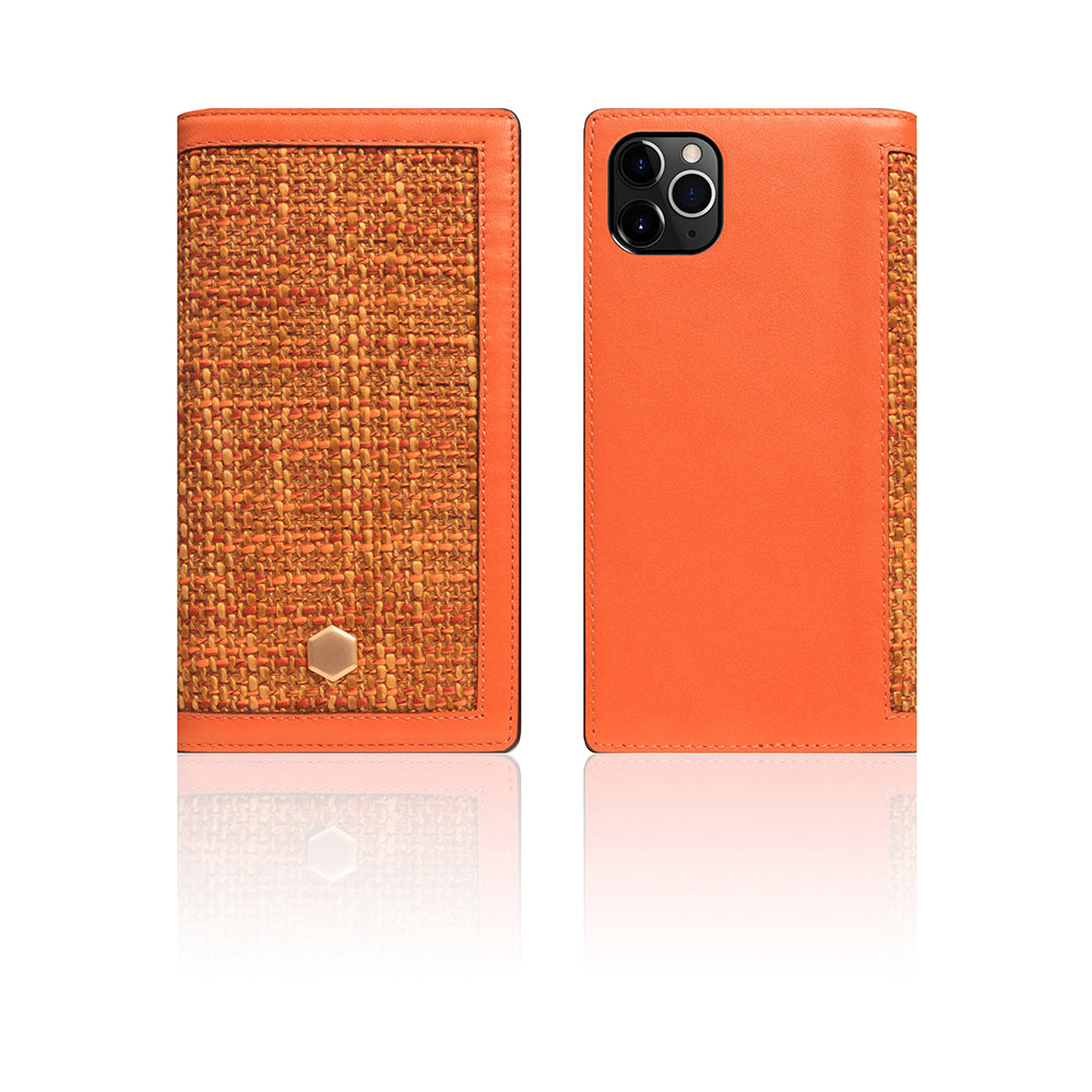 D5 Edition Calf Skin Leather Case for iPhone 11 Pro (Orange)