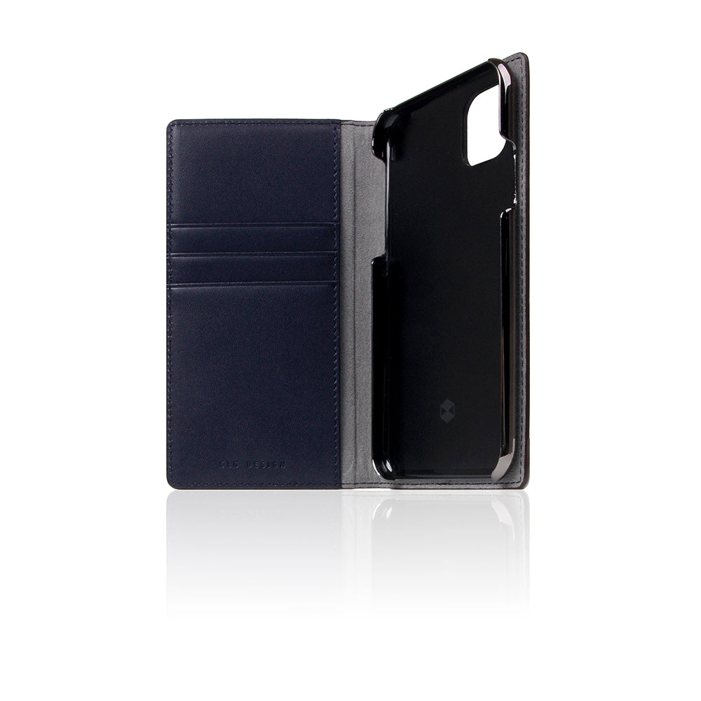 D5 Edition Calf Skin Leather Case for iPhone 11 Pro (Navy)