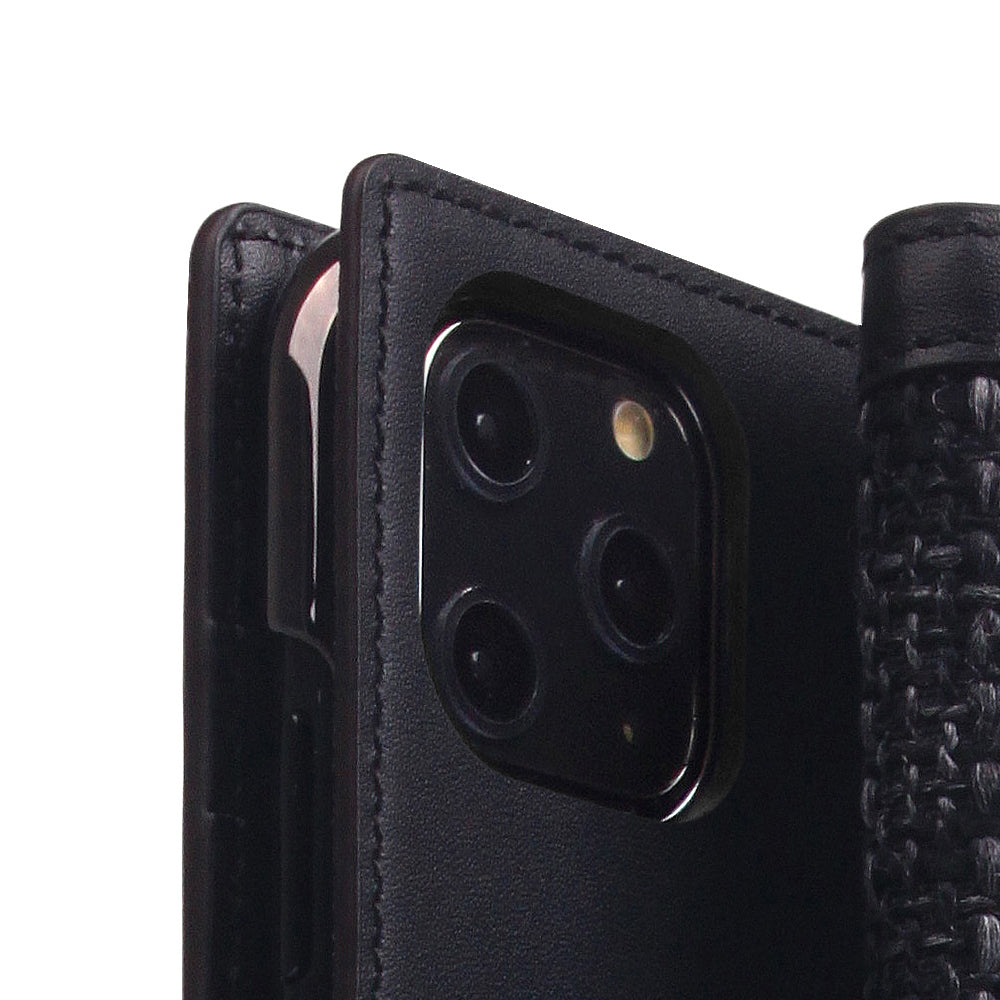 D5 Edition Calf Skin Leather Case for iPhone 11 Pro Max (Black)
