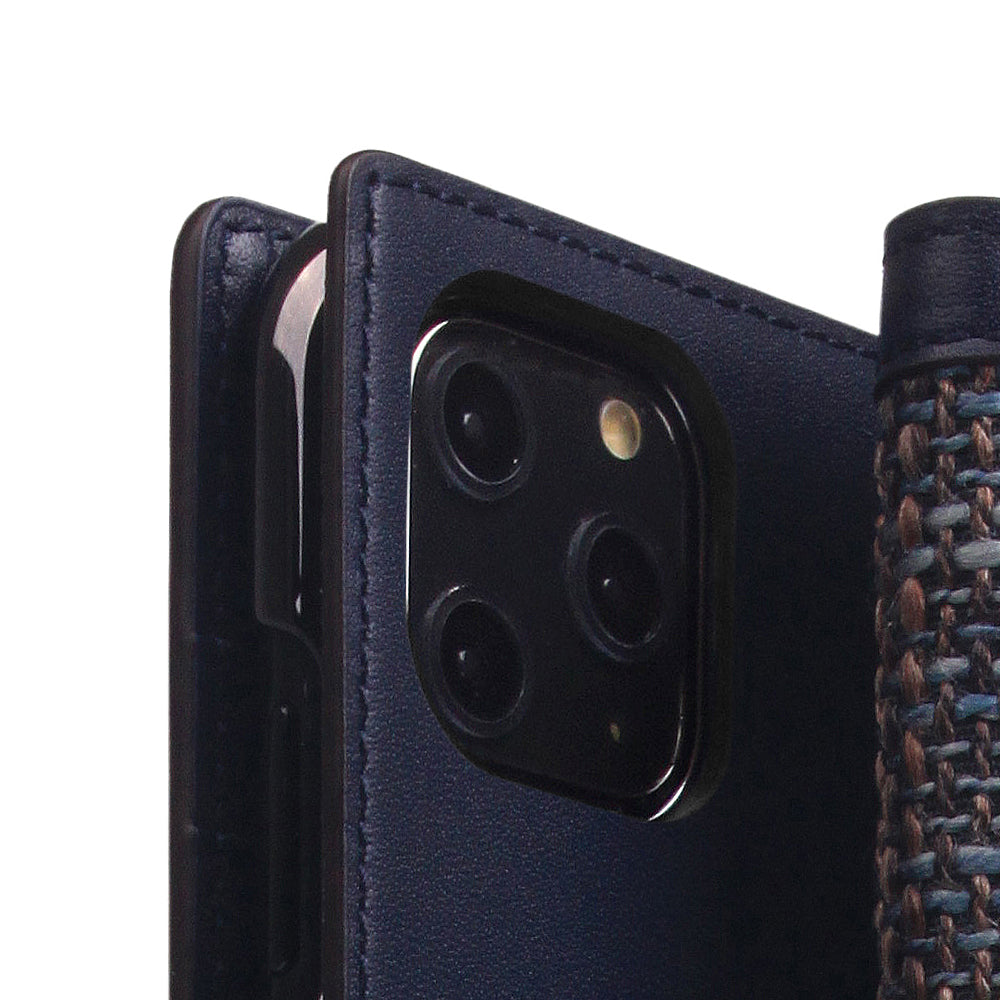 D5 Edition Calf Skin Leather Case for iPhone 11 Pro Max (Navy)