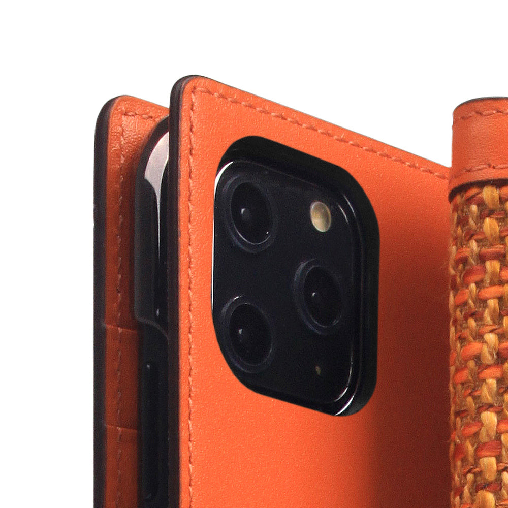 D5 Edition Calf Skin Leather Case for iPhone 11 Pro Max (Orange)