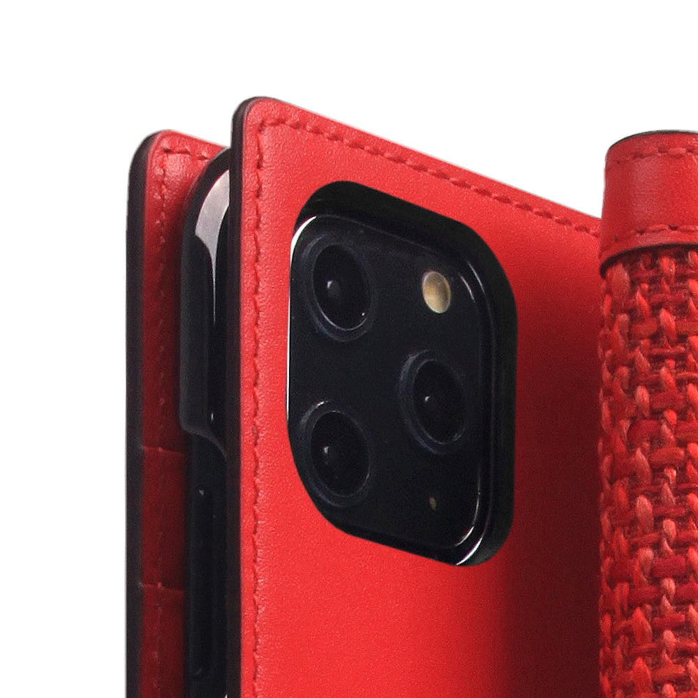 D5 Edition Calf Skin Leather Case for iPhone 11 Pro Max (Red)