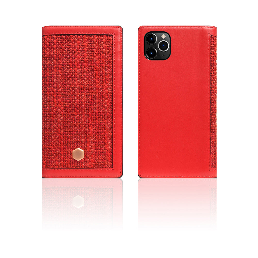 D5 Edition Calf Skin Leather Case for iPhone 11 Pro Max (Red)